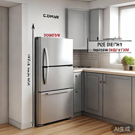 转角墙冰箱柜子尺寸选购攻略：空间利用小技巧