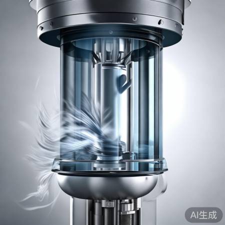 泵腔旋片助空气流动