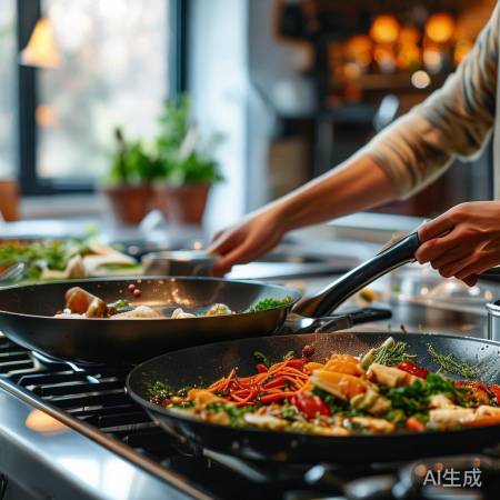 集成灶电炉专用炒锅，烹饪大师的得力助手
