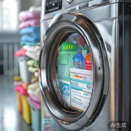 “洗衣液选对，衣物洁净如新”