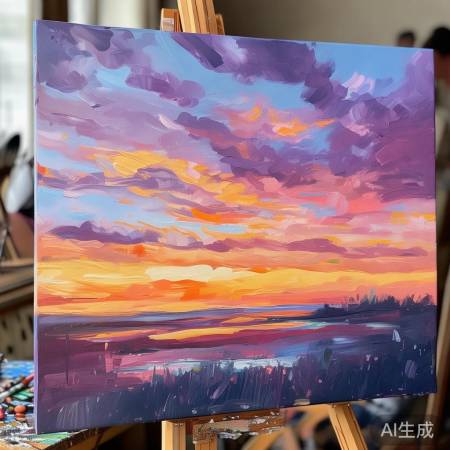 傍晚天空调色，捕捉自然色彩之美