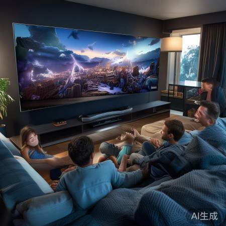 享受家庭影院时光