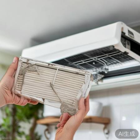 定期洗空调滤网，节能又畅通