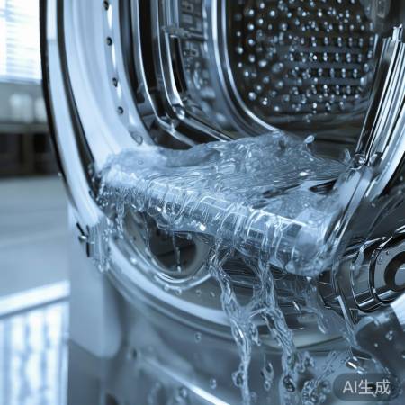 洗衣机无排水阀，防衣物冲走且收