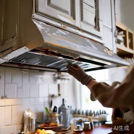 洗油烟机掉漆修复攻略