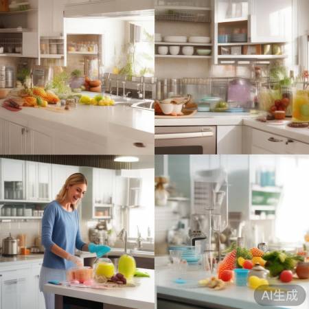 厨房清洁,健康生活