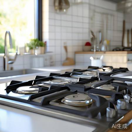 燃气灶易清洁，自动清洗省心