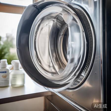 洗衣机洗净后，内外桶擦干消毒
