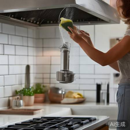 “分享抽油烟机清洗技巧”