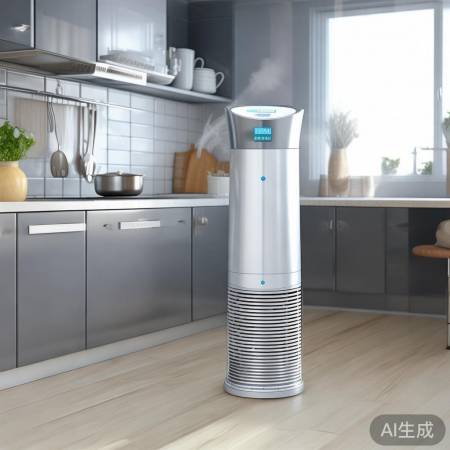 油烟机吹风机双重净化，高效去除厨房油烟