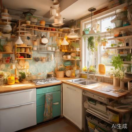 “舒适厨房，生活自然”