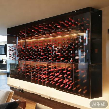 红酒柜小型天花板，打造时尚家居新选择