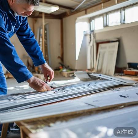 防盗门新装，居家安全添喜气