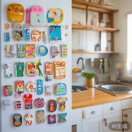 创意冰箱贴，选尺寸，换新鲜。