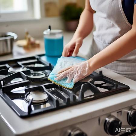 燃气灶清洁妙招：无需用电轻松洗净