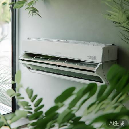 现代简约复式斜顶中央空调效果图，舒适家居新体验