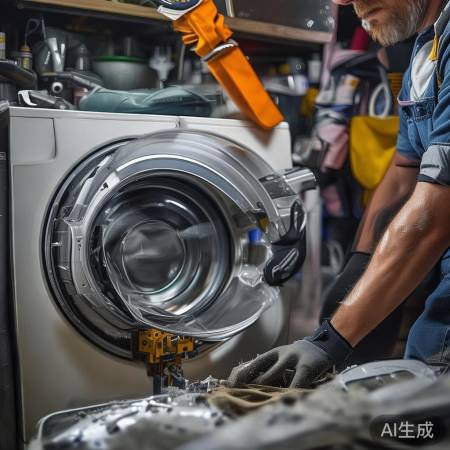 学会拆洗衣机桶