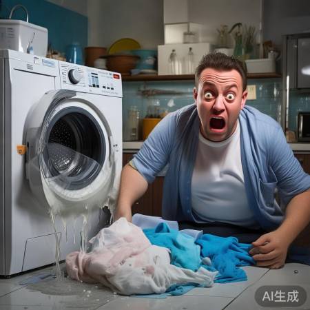 洗衣机里没水,原来停水了