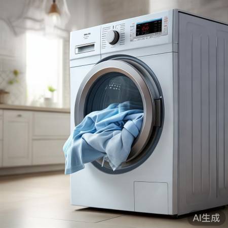 洗衣机适量装载,省水又高效