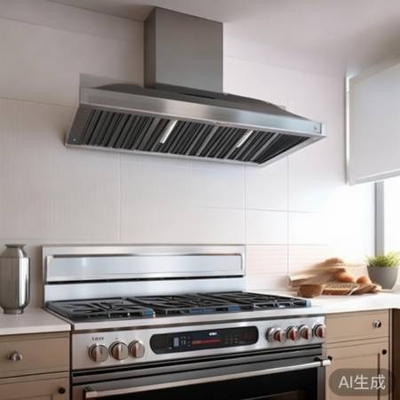 油烟机安装要点：距灶50-60