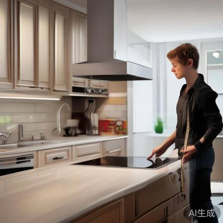 调整集成灶高度，方便操作