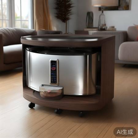 移动茶几消毒柜，实用又自然