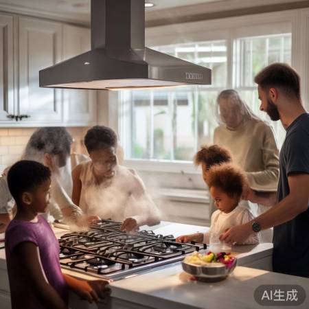 “吸油烟机安装，健康生活门道”