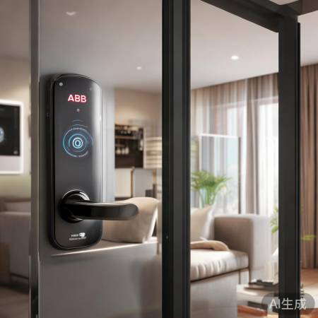 ABB指纹锁，智能家居联动