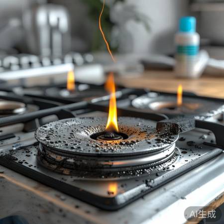 燃烧器清洁防E1故障