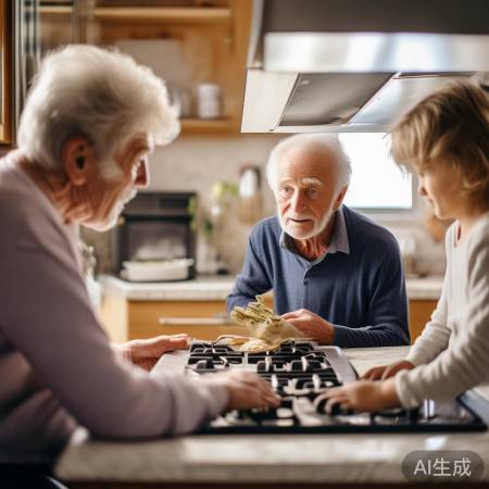 老人小孩学燃气安全