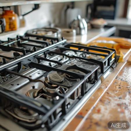 燃气灶拆洗装，整洁生活态度