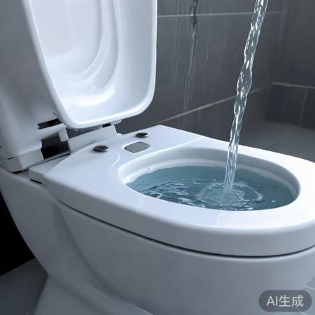 实操智能马桶上水按钮