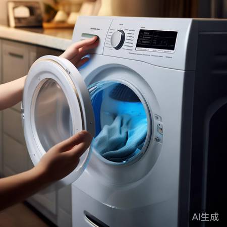 洗衣机启动，勿随意开盖