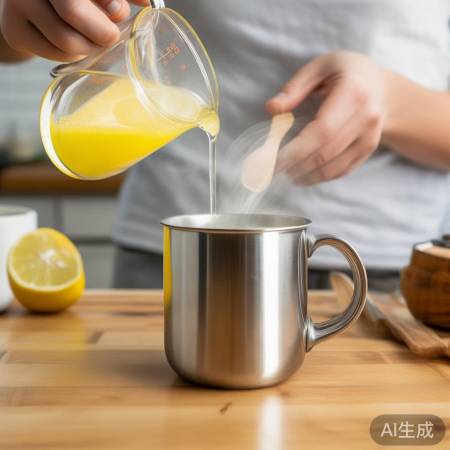 柠檬水去油渍，清新厨房