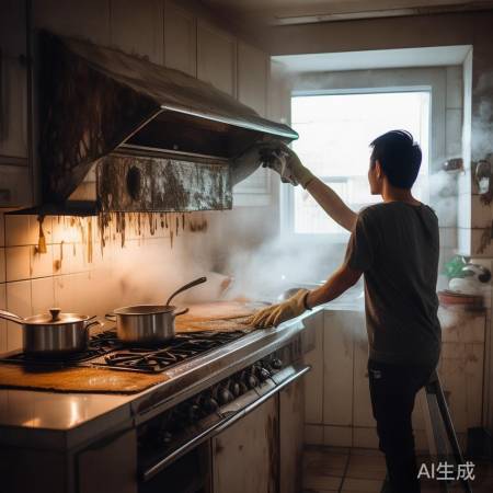 “轻松解决油烟机清洗”